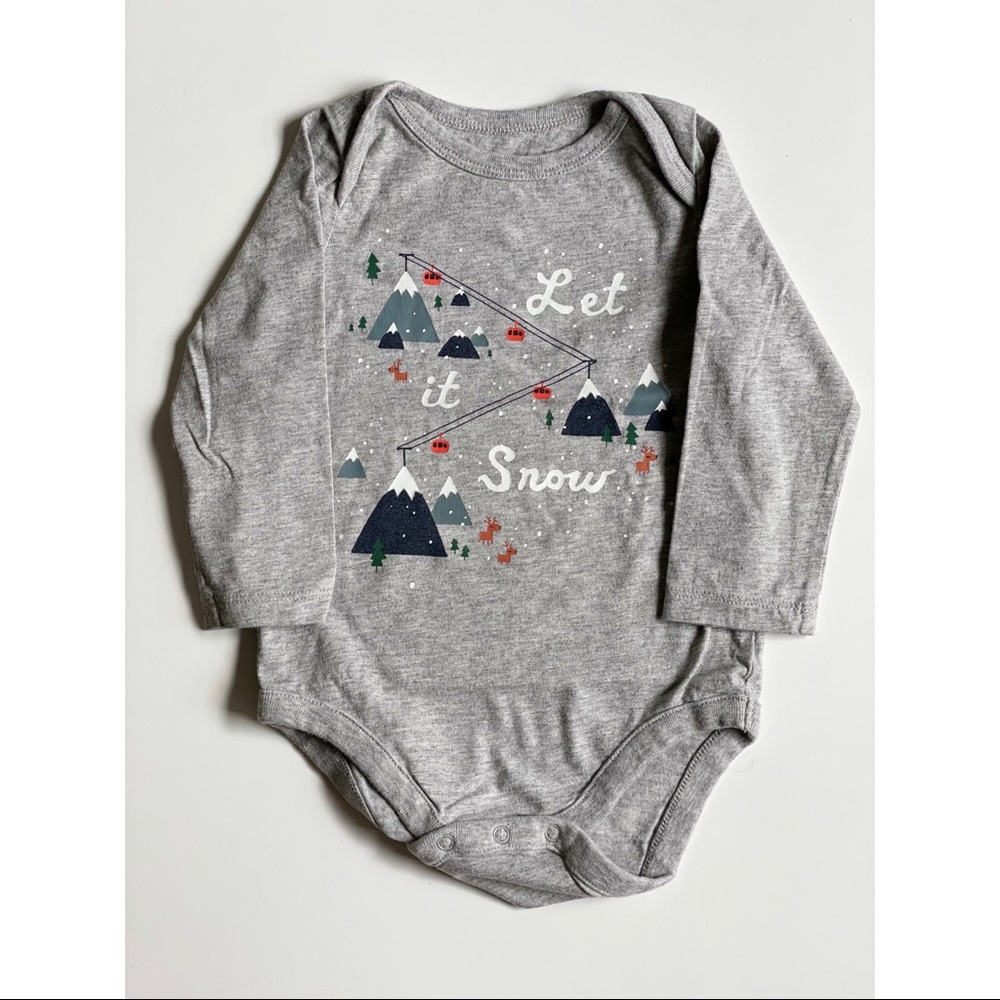 babyGAP “Let It Snow” Ski Lift Onesie